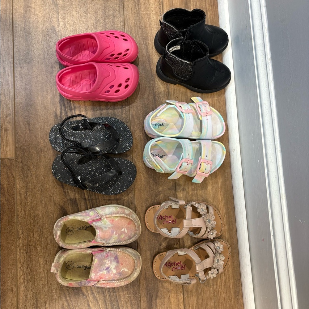 Rachel Shoes Kids Sandals - Multicolor and Tan